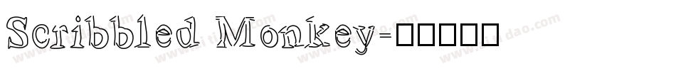 Scribbled Monkey字体转换